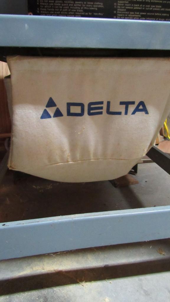 Delta 34-444 10" Contractor's Saw w/ Dust Collection Bag