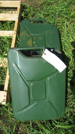 (2) 20 Liter Jerry Cans