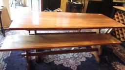 Hard Wood Dining Table & Benches