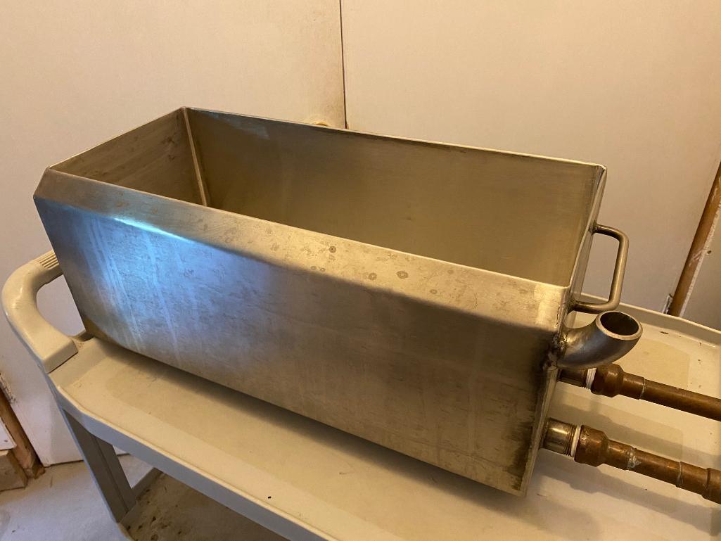 Rectangular Jacketed SS 5 Gallon Cheese Vat