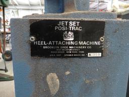 Jet Set Posi-Track Heel Attaching Machine