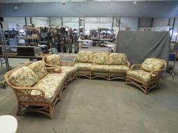 (4) Piece Rattan Furniture Set