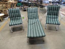 (3) Vintage Iron Garden / Patio Furniture