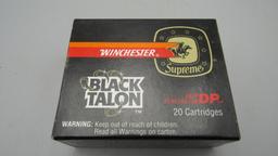 Box of Winchester Black Talon .45 ACP Ammunition