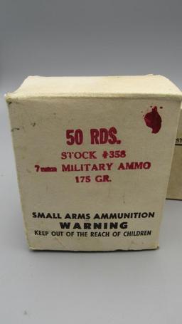 (184) 7mm Mauser Cartridges