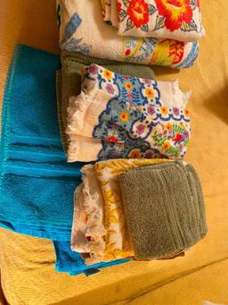 Large Lot of Towels, Wash cloths, Beach Towels; Dish Towels; etc.