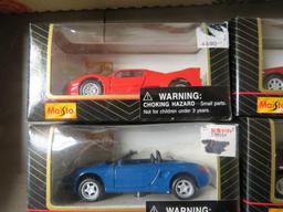 (9) Maisto Motorized Diecast Cars