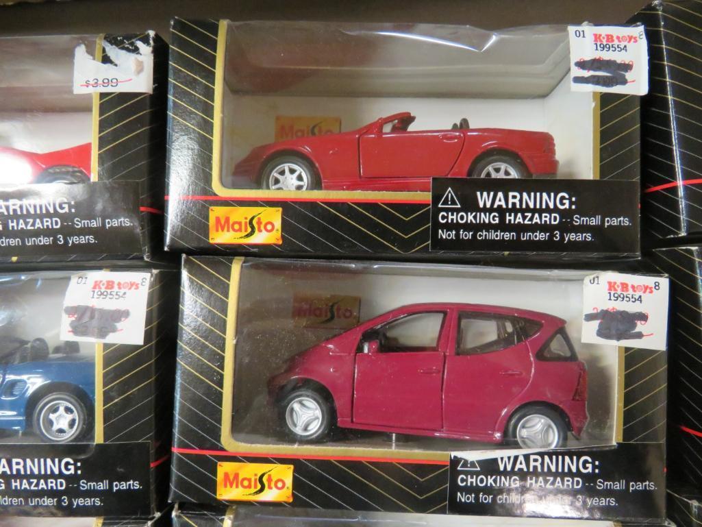 (9) Maisto Motorized Diecast Cars