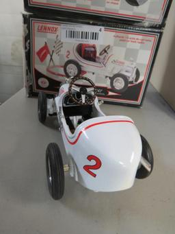 (4) Lennox Die Cast Metal Pedal Car Replicas 1:6th Scale