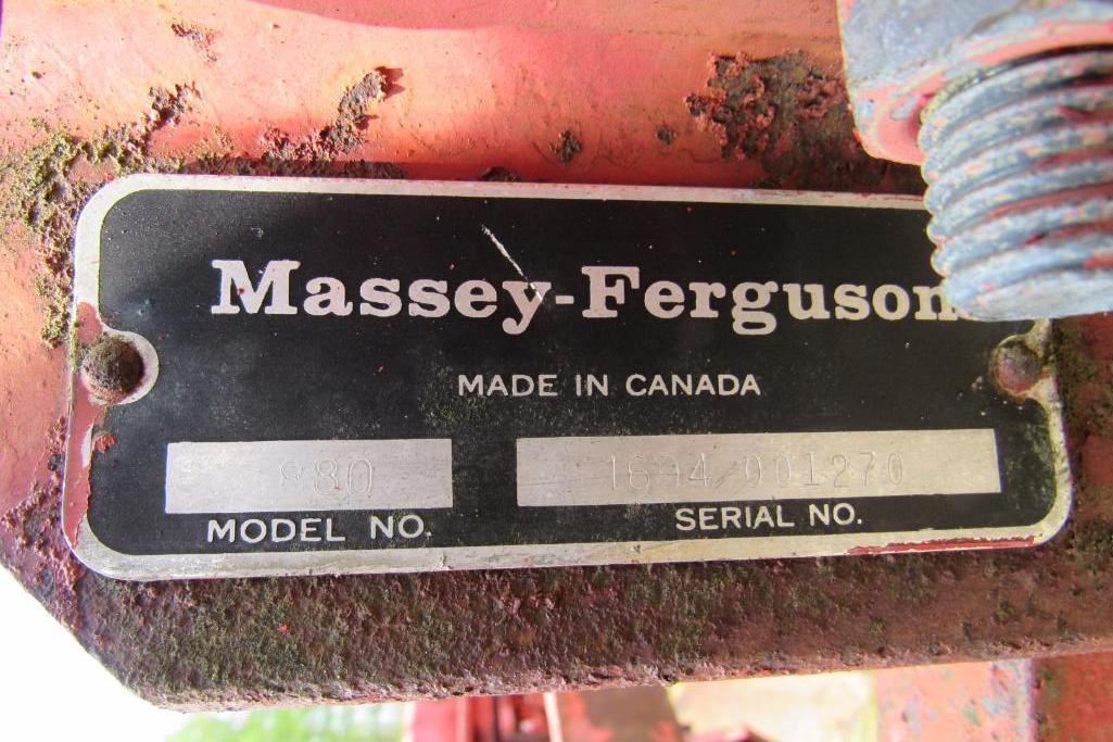Massey Ferguson Model 880 Four Bottom Transport Plow