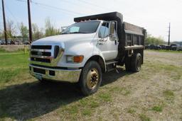 Ford Model F750 XLT Single Axle Dump Truck