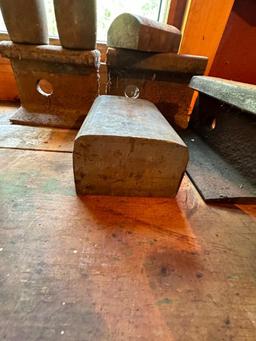 (7) Pcs. of Heavy Steel for Anvils & 3 1/2 Vise