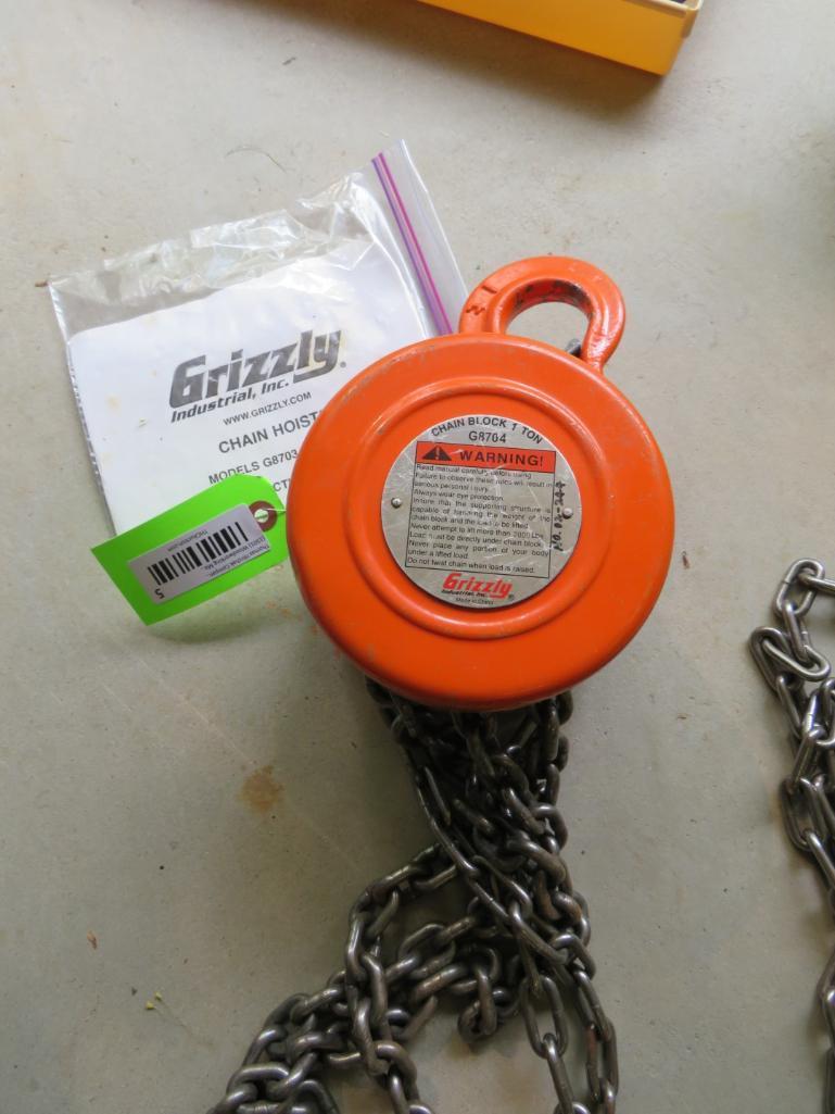 Grizzly 1 Ton Chain Block