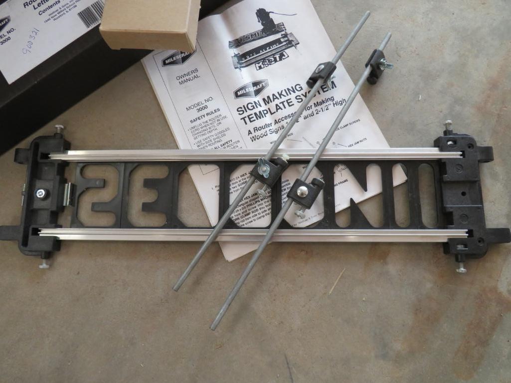 Milescraft Sign Making Template