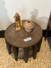 (3) African Wooden Items