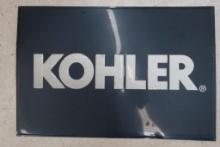 Kohler Metal Advertising Sign