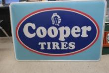 Cooper Tires Metal Advertising Sign