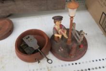 Vintage Windup Toy Wooden