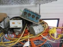 Lot of Extension Cords & Power Strips