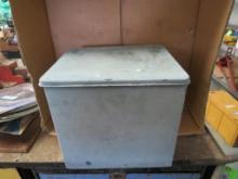 Insulated Tin Box w/ Hinged Lid