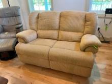 VIA Upholstered Reclining Love Couch