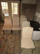(8) Upholstered Side Chairs