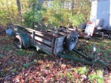 Shop Made Single Axle Trailer w/ Stake Body Sides