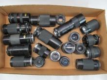 Approximately (20) Assorted Camera Lenses