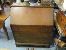 Vintage Maple Slant Front Desk