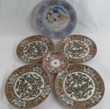 (6) Piece Group Asian Porcelain