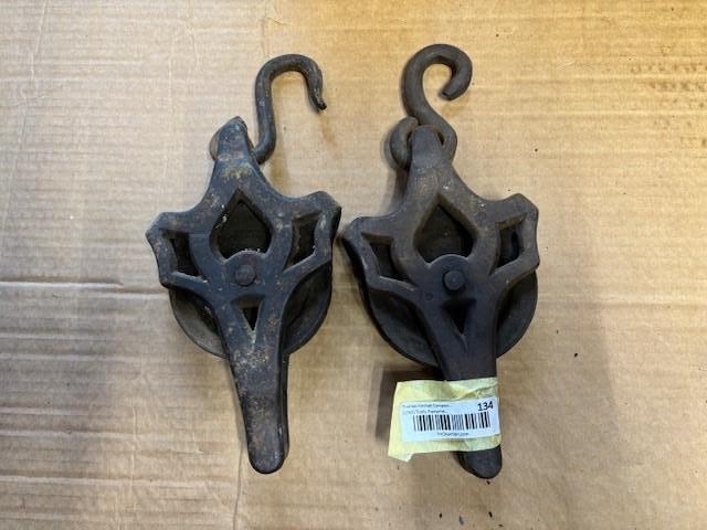 Antique Pulley Blocks