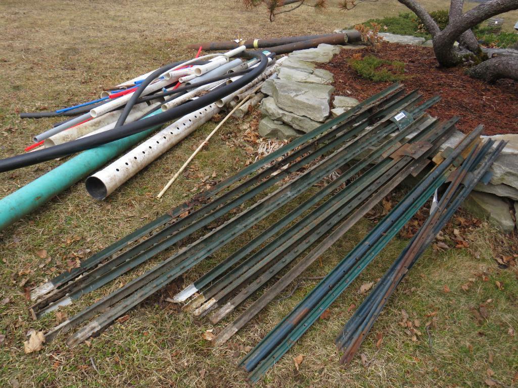 (17)+/- Steel Fence Posts