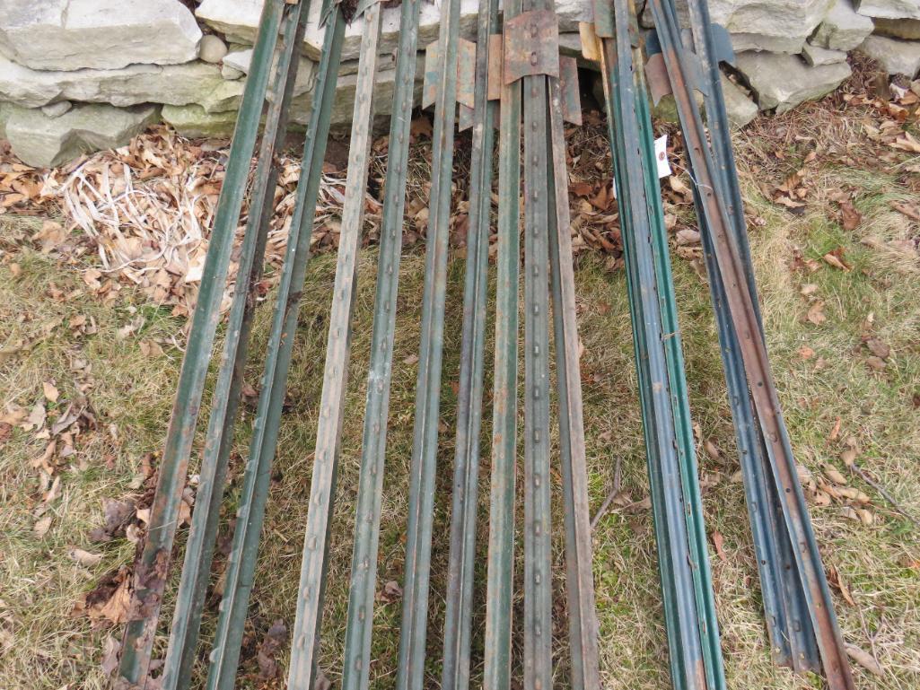 (17)+/- Steel Fence Posts