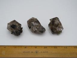 (3) Quartz Crystal Clusters