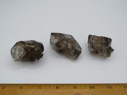 (3) Quartz Crystal Clusters