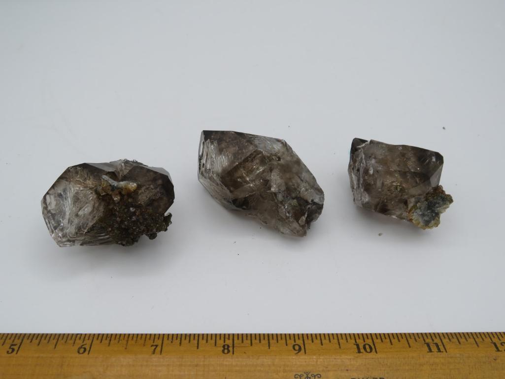 (3) Quartz Crystal Clusters