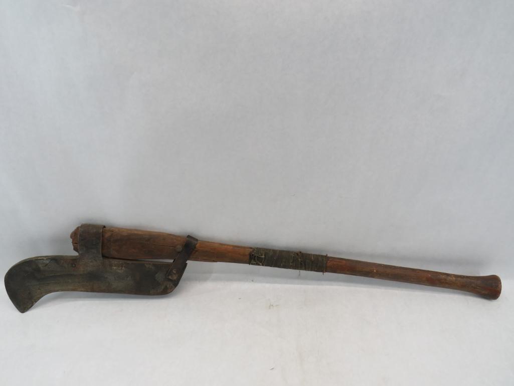 Vintage Pitch Fork & Brush Axe