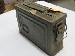 Vintage Steel Ammo Box