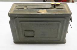 Vintage Steel Ammo Box