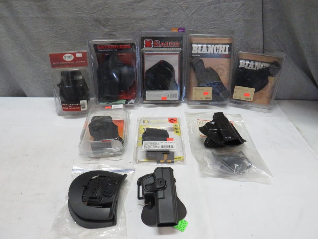 (9) Bianchi, Safari Land & Bulldog Holsters