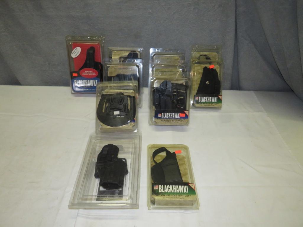 (11) Blackhawk Nylon & Leather Holsters