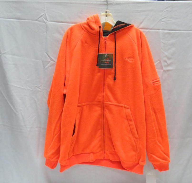 Huntworth Blaze Orange Fleece Jacket