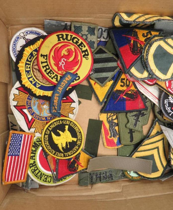 U.S. Military Patches, Chevrons, Firearms Patches Etc.