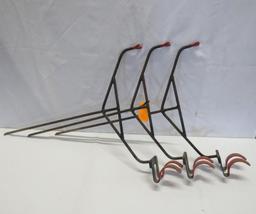(3) Cast Iron Fishing Rod Holders