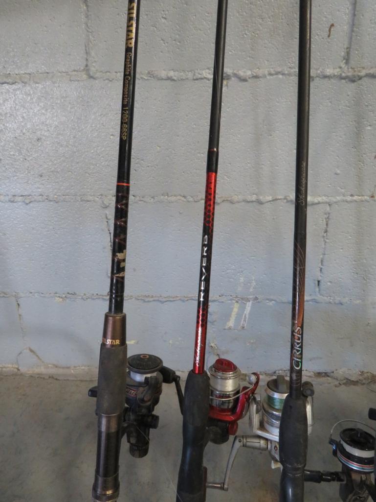 (10) Spinning Reel Fishing Rods