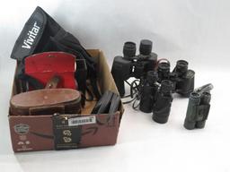 (4) Pr Binoculars Incl. Sears, Vivitar, Vicki