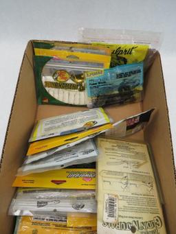 (25+/-) Packages of Soft Baits, Trout Tubes etc