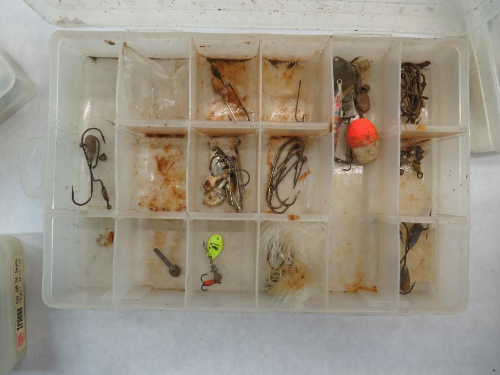(8) Asst Storage Boxes w/ Hard & Soft Fishing Lures