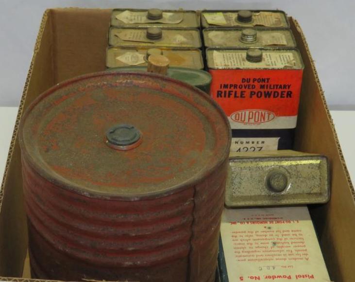 (11) Collectable Gun Powder Tins