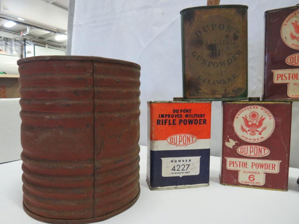 (11) Collectable Gun Powder Tins